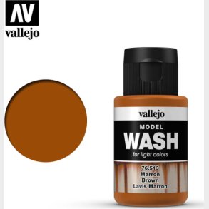 Vallejo - Model Wash - Brown - 35 Ml