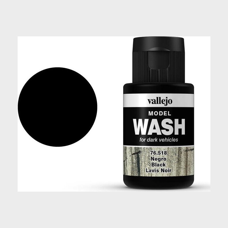 Vallejo - Model Wash - Black 35 Ml - 76518