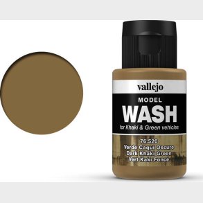 Vallejo - Model Wash - Dark Khaki Green 35 Ml - 76520