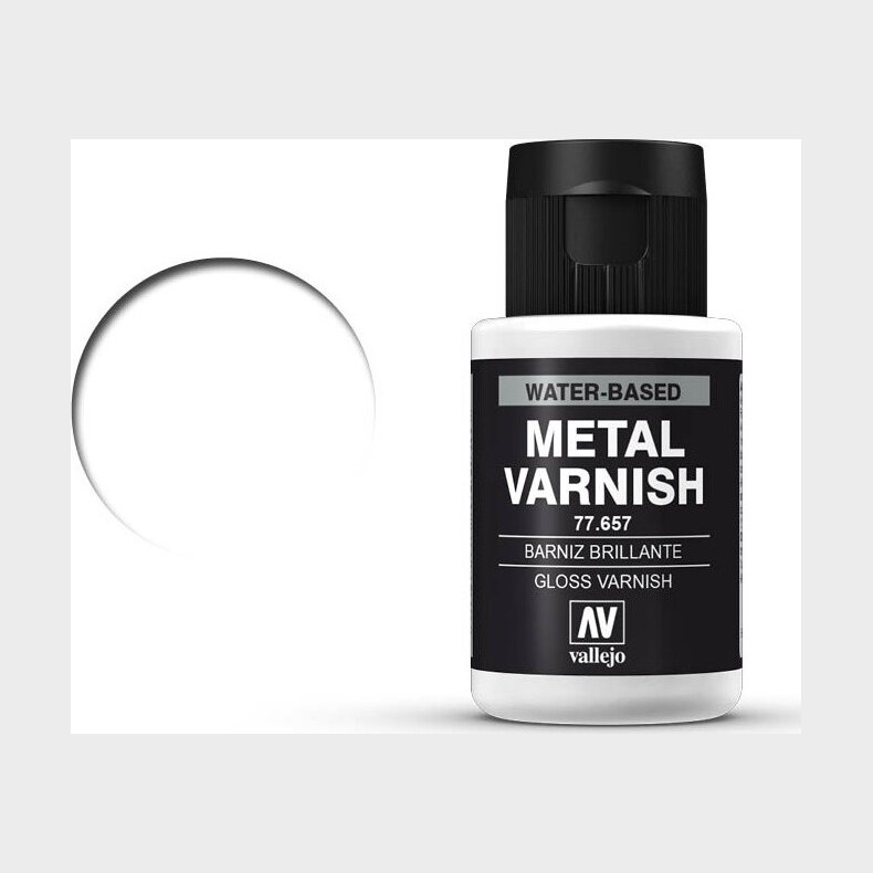 Vallejo - Gloss Metal Varnish - 32 Ml - 77657