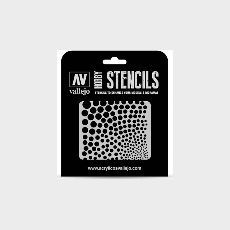 Vallejo - Hobby Stencils - Cirkel Skabelon