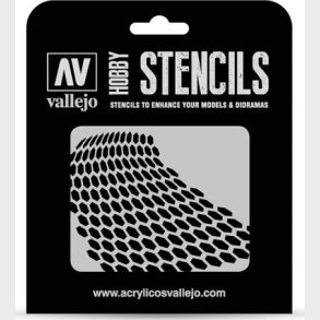 Vallejo - Hobby Stencils - Honeycomb Skabelon