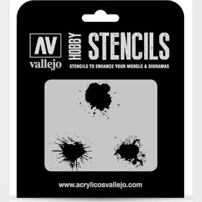 Vallejo - Hobby Stencils - Maleskabelon - Malerpletter