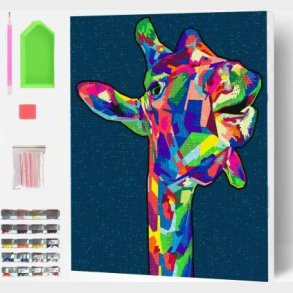 Splat Planet - Diamond Painting - Lrred - Giraf - 30x40 Cm