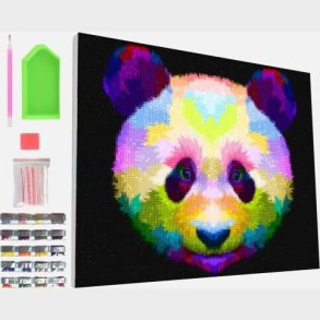 Splat Planet - Diamond Painting - Lrred - Panda - 30x40 Cm