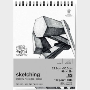 Winsor & Newton - Skitseblok - A4 110g 23x30,5 Cm - 50 Sider