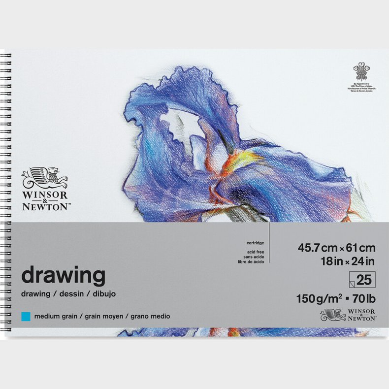 Skitsebog - 45x61 Cm - 25 Sider - Winsor &amp; Newton