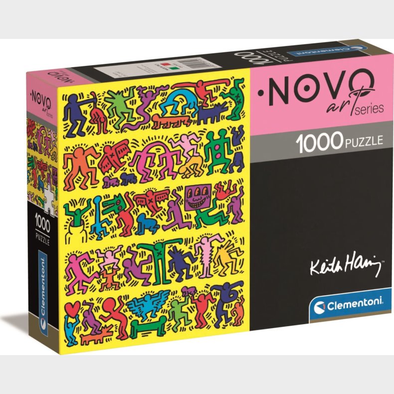 Clementoni Puslespil - Keith Haring - Novo Art - 1000 Brikker