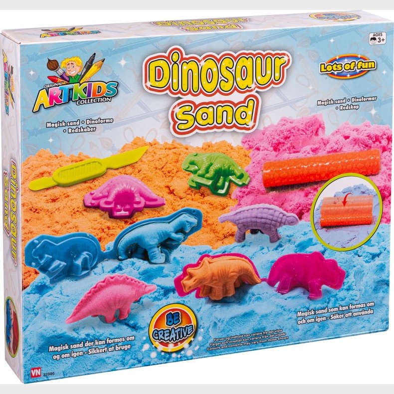 Artkids - Magisk Sand St Med Tilbehr - Dinosaur