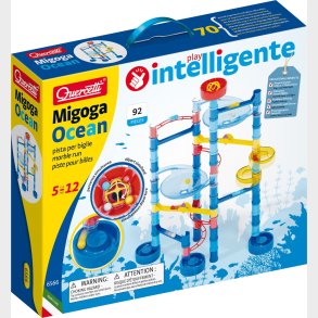 Quercetti - Kuglebane - Migoga Ocean Spinning Intelligente - 92 Dele