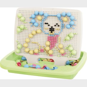 Quercetti - Stiftmosaik - Fanta Color Play Eco+ - Bioplast - 310 Dele