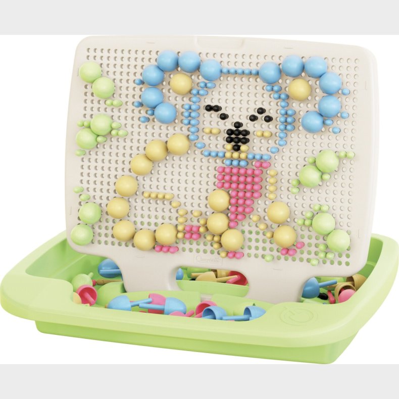 Quercetti - Stiftmosaik - Fanta Color Play Eco+ - Bioplast - 310 Dele