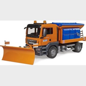 Bruder -  Sneplov Og Saltspreder Vogn - Man Tgs