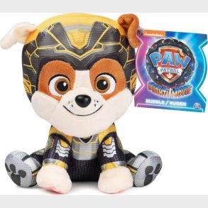 Paw Patrol Bamse - Rubble - Mighty Movie - 15 Cm