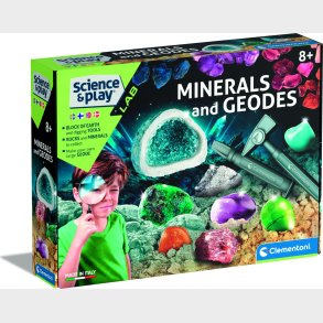 Clementoni Science & Play - Mineraler Og Geoder Videnskabsst