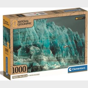 Clementoni Puslespil - National Geographic Hubbard Glacier - 1000 Brikker