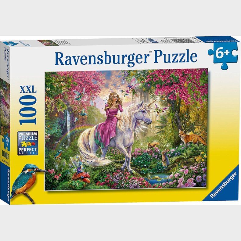 Enhjrning Puslespil - 100 Xxl Brikker - Ravensburger