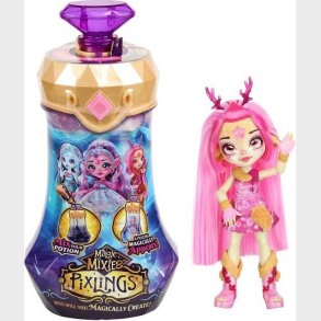 Magic Mixies - Pixlings Dukke - Deerlee - Pink - Series 1