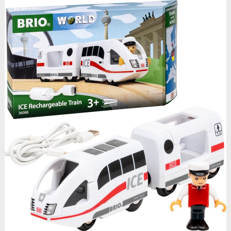 Brio World - Ice Genopladeligt Tog - 36088