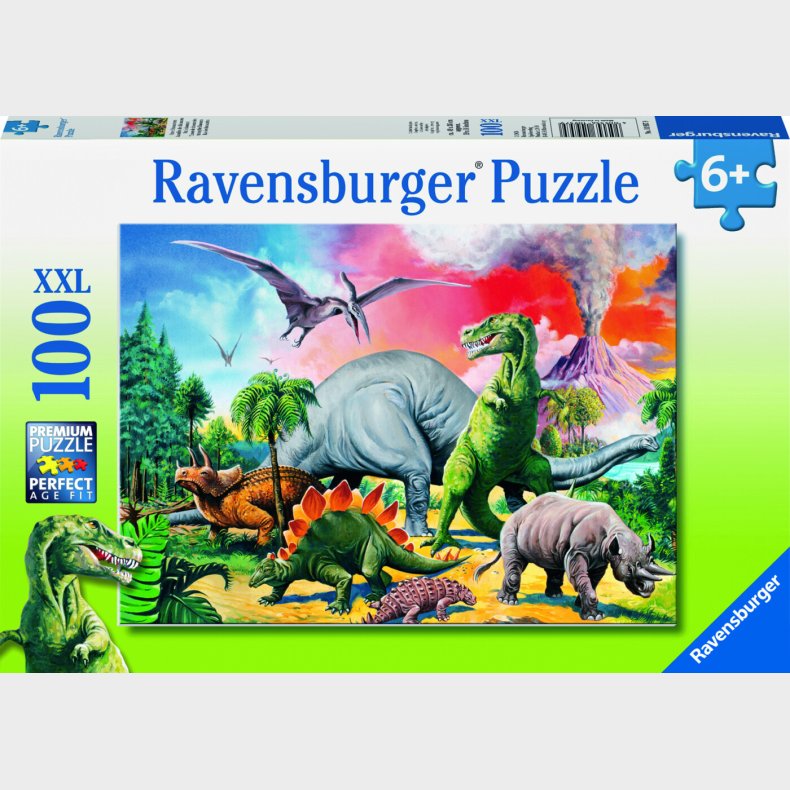 Dinosaur Puslespil - 100 Xxl Brikker - Ravensburger