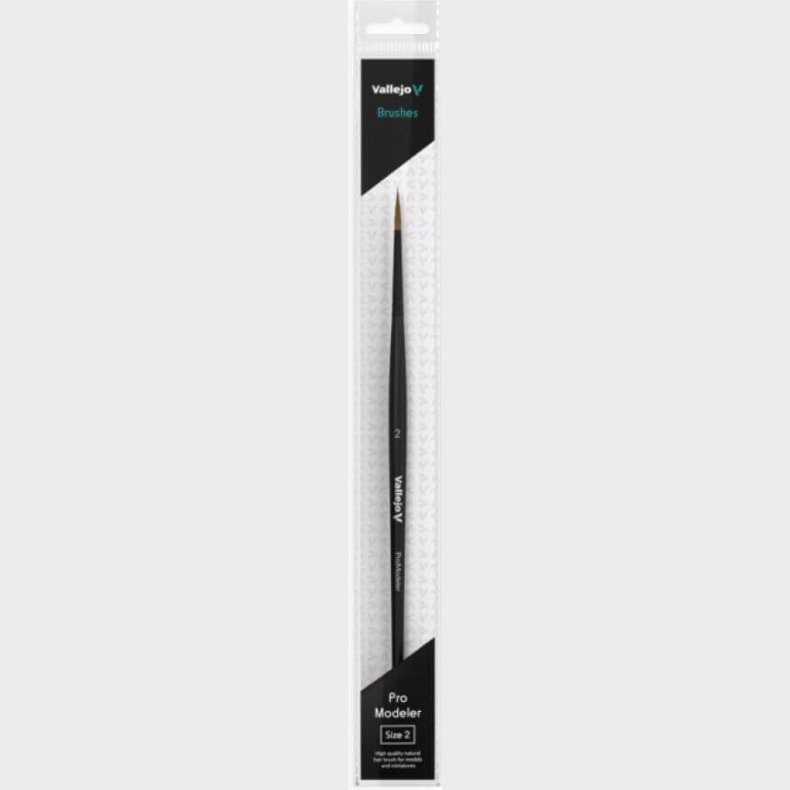 Vallejo - Brush - Rund Pensel - Naturlige Hr - Str. 2
