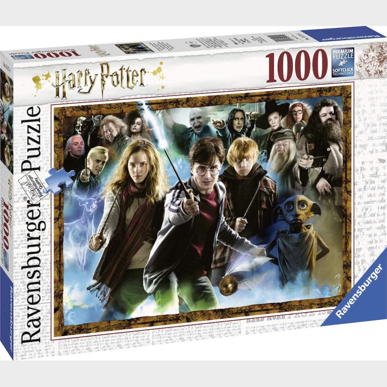 Harry Potter Puslespil - 1000 Brikker - Ravensburger