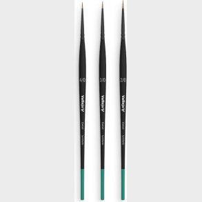 Vallejo - Brush Definition Set - Syntetisk Hr - 4/0,3/0,2/0