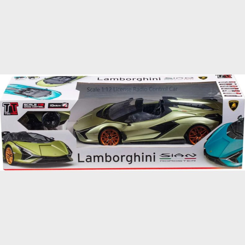 Fjernstyret Lamborghini Sian - 1:12 - 2,4 Ghz - Grn