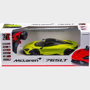 Mclaren 765lt - Fjernstyret Rc Bil - 1:16 - 2,4ghz - Metallisk Grn
