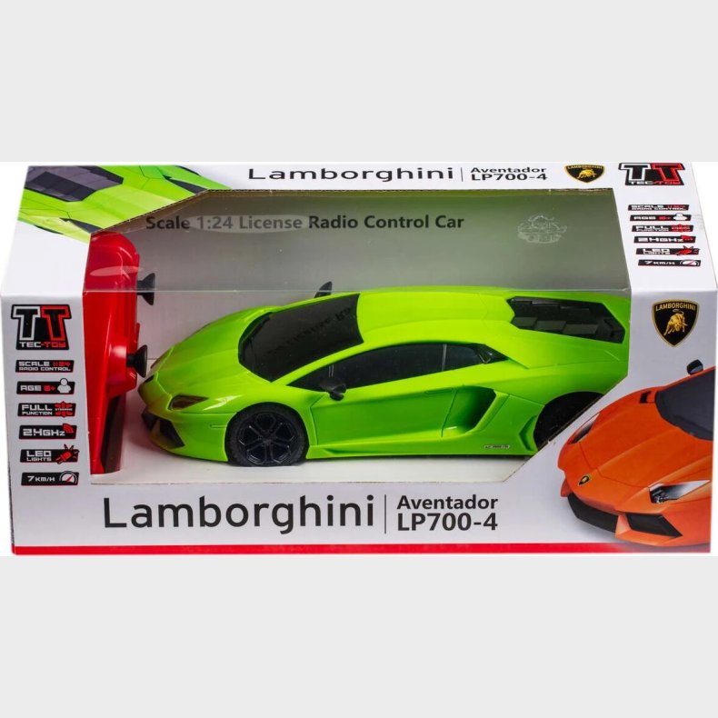 Fjernstyret Lamborghini Aventador Lp 700-4 - 1:24 - Grn