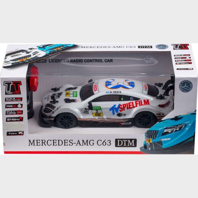 Mercedes-amg C63 Dtm Tv Spielfilm - Fjernstyret Rc Bil - 1:24