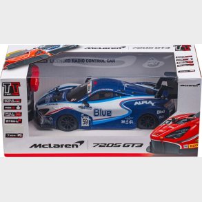 Mclaren 720s Gt3 Fjernstyret Bil - 1:24 - 2,4 Ghz - Bl Hvid