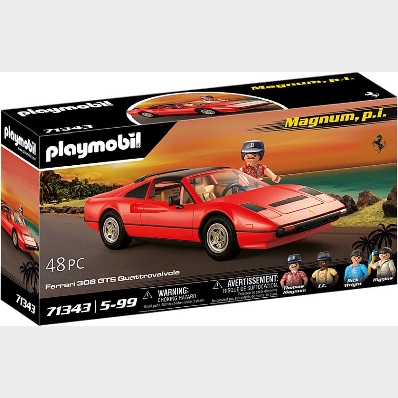 Playmobil - Magnum P.i. Ferrari 308 Gts Quattrovalvole - 71343