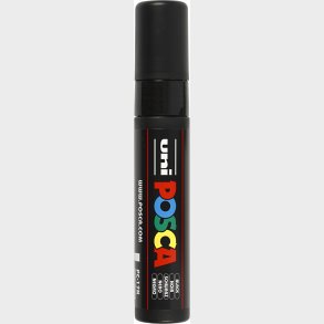 Posca Tusch - Nr. Pc-17k - Tykkelse 15 Mm - Sort