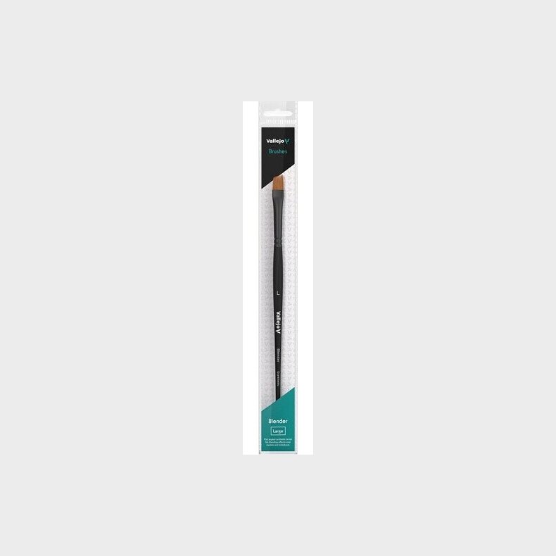 Vallejo - Brush - Flad Pensel - Vinklet - Syntetiske Hr - Large