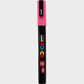 Posca Tusch - Nr. Pc-3m - Tykkelse 0,9-1,3 Mm - Pink