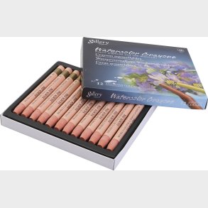 Gallery Akvarel - Laksefarvet - 12 Stk.