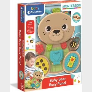 Baby Clementoni - Busy Bear - Montessori - Interaktiv Legetj