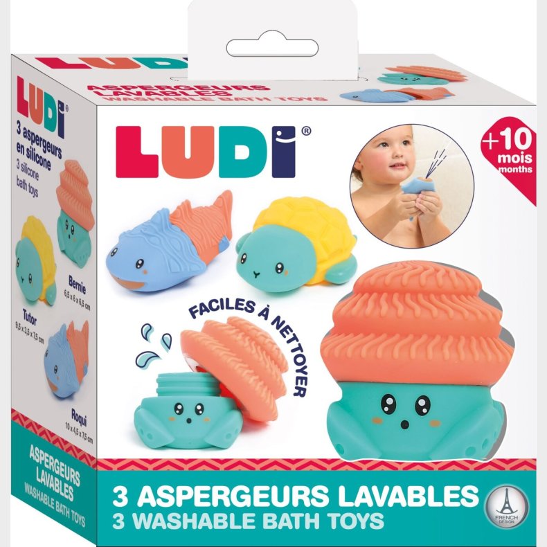 Ludi - Badelegetj - Badedyr - 3 Stk