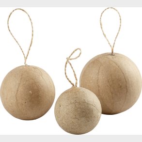 Julekugler -  4+5+6 Cm - 6 Stk.