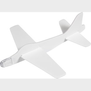 Flyvemaskiner - L 19 Cm - B 17,5 Cm - Hvid - 2 Stk.