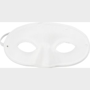 Mal Selv Maske - Halvmaske - Hvid
