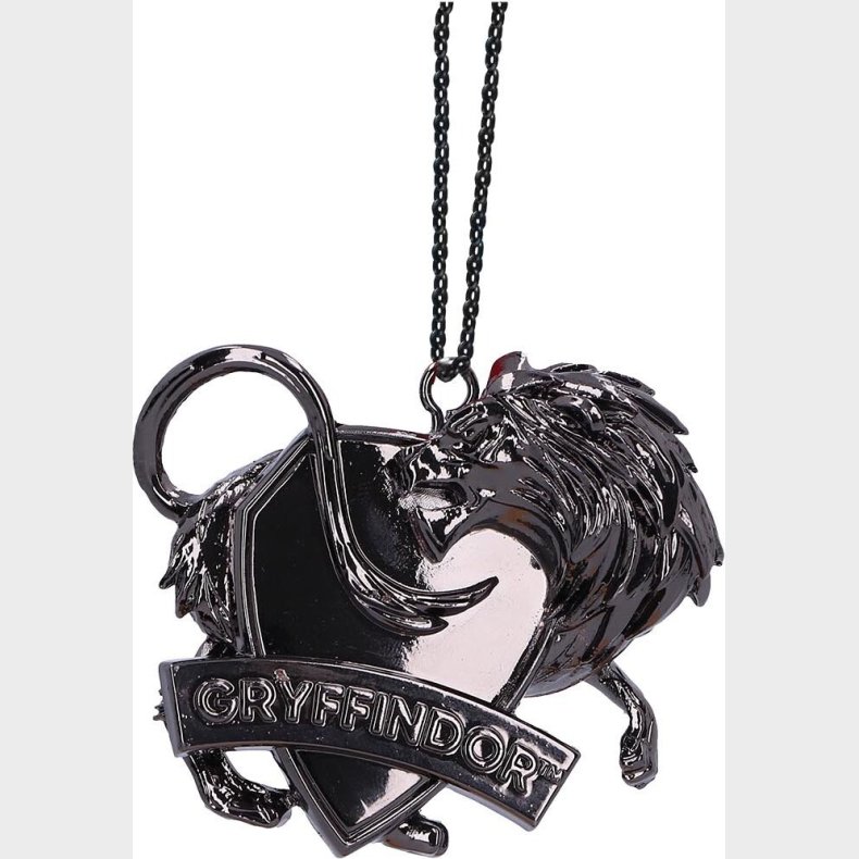 Harry Potter Julepynt - Gryffindor Crest - Slv - Nemesis Now - 6 Cm