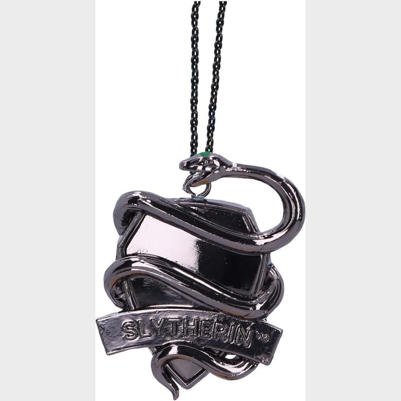 Harry Potter Julepynt - Slytherin Crest - Slv - Nemesis Now - 6 Cm