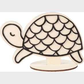 Dekorationsfigur - Skildpadde - Tr