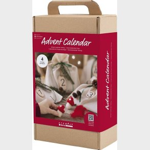 Kreativ Adventskalender - Filtning Diy - 4 Gaver