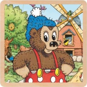 Rasmus Klump Puslespil - Tr - 16 Brikker