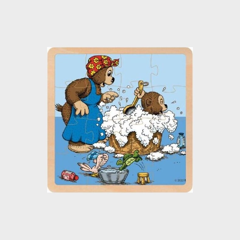 Rasmus Klump Puslespil - Badetid - Tr - 16 Brikker