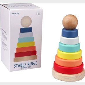 Stabelt�rn Med Ringe - Tr� - Barbo Wood