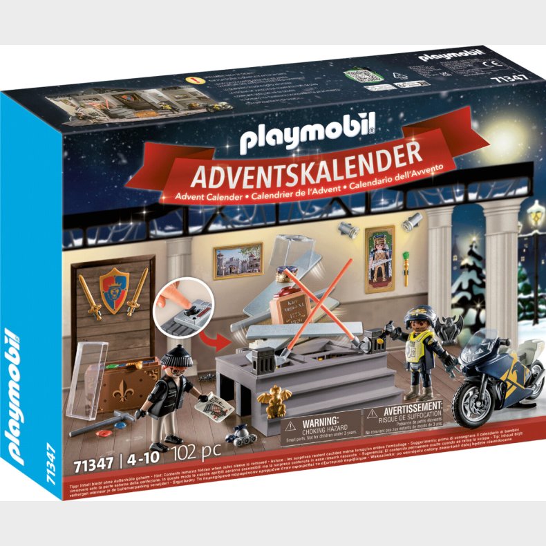 Playmobil - Julekalender Politi - Museumstyveri - 71347